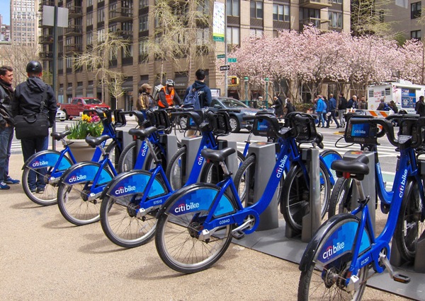 rental bikes, New York City