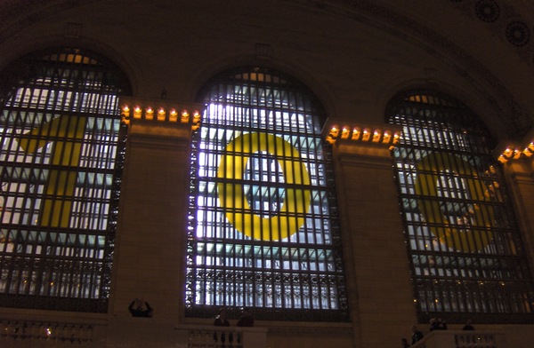 100 years commemorative sign, Grand Central